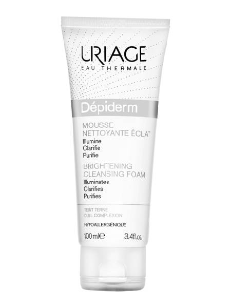 Uriage Depiderm White Lightening <br>فۆمی تایبەت بە پاککردنەوە و ڕۆشنکەرەوەی پێست